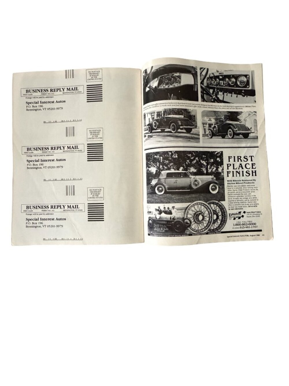 5 Vintage Special Interest Autos SIA Magazines 1980s BMW Cadillac Packard Car Lo - Picture 13 of 16